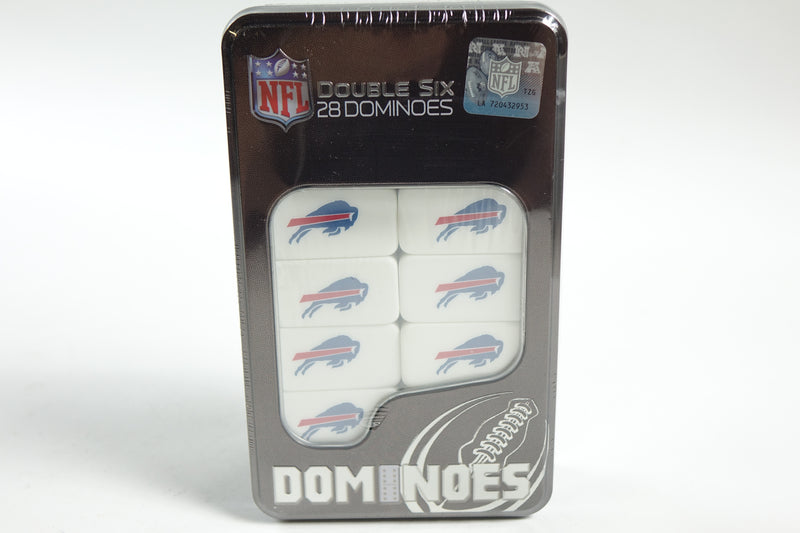 NFL Buffalo Bills, Double Six Collector Edition Dominoes Game, For Ages 3+