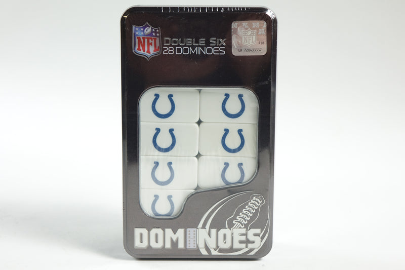 NFL Indianapolis Colts Collector Edition Double Six Dominoes