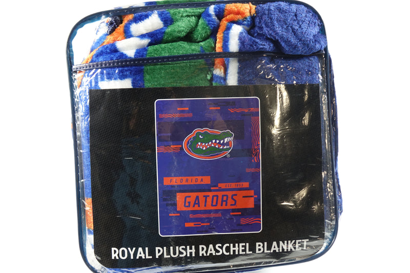 Northwest NCAA Florida Gators Royal Plush Raschel Blanket, 60"x80"