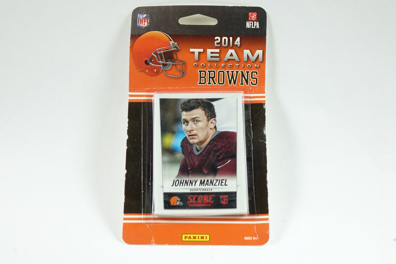 NFL Cleveland Browns 2014 team collection, Johnny Manziel card.