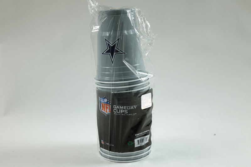 NFL Dallas Cowboys Game Day Cups (18-Ounce, 18 count)