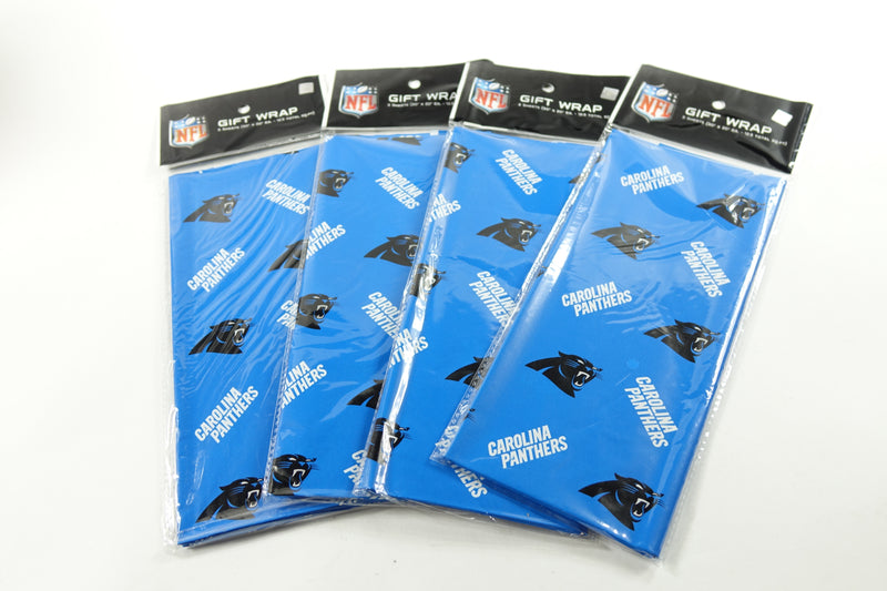 NFL Carolina Panthers Wrapping Paper