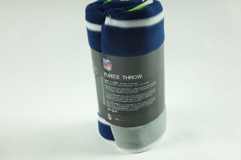 NFL Seattle Seahawks Fleece Throw Blanket, 50" x 60", Campaign