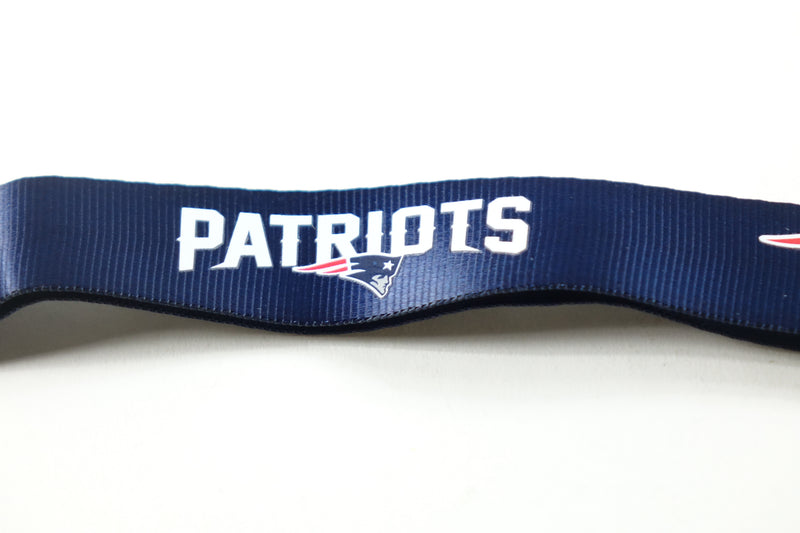 NFL New England Patriots Wristlet Lanyard, Navy, One Size