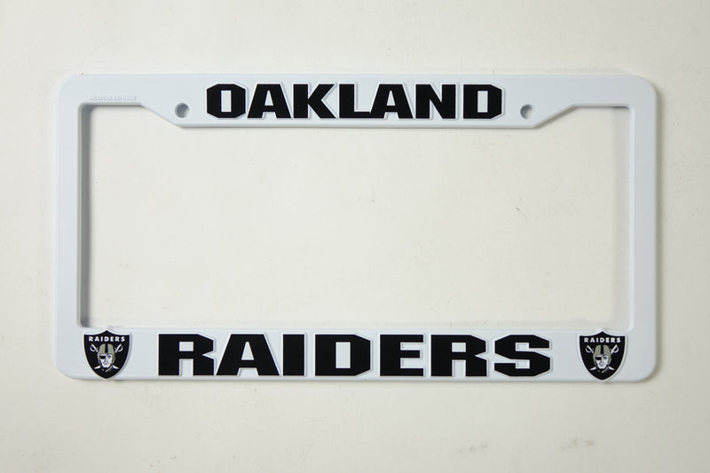 NFL Las Vegas Raiders Plastic Frame, 15 x 8, Logo Color 15 x 8"