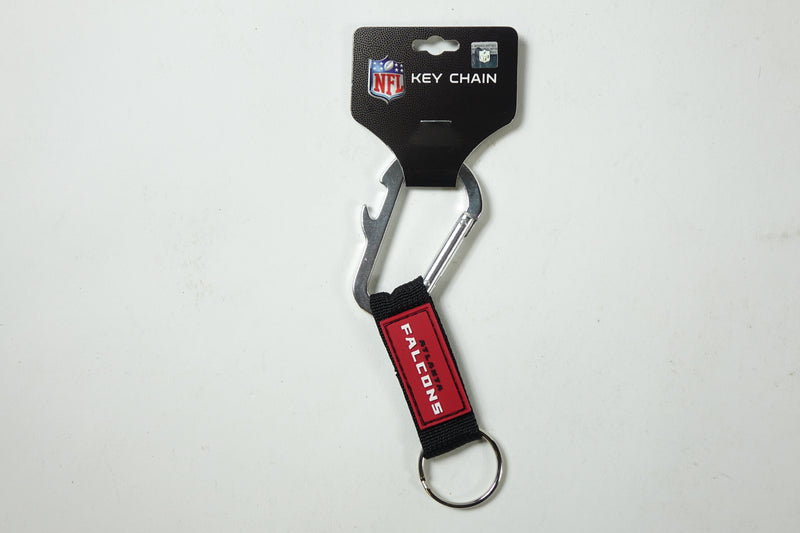 NFL Atlanta Falcons Carabineer Keychain, Red, One Size