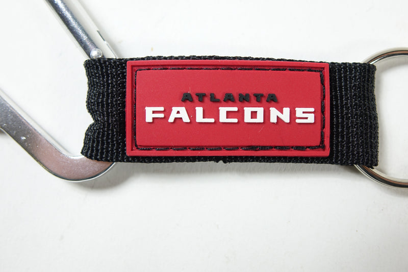 NFL Atlanta Falcons Carabineer Keychain, Red, One Size