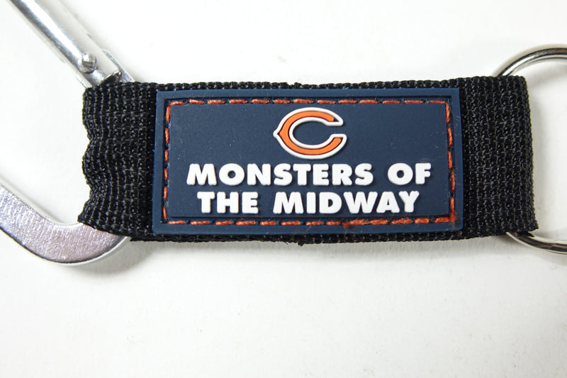 NFL Chicago Bears Monsters Of The Midway Carabiner Keychain w/ Bottle O One Size