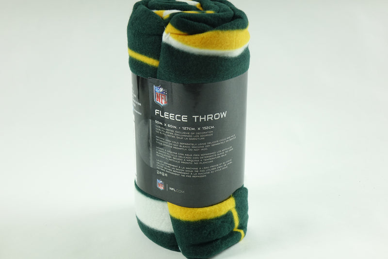 NFL Green Bay Packers Fleece Throw Blanket, 50" x 60", Campaign