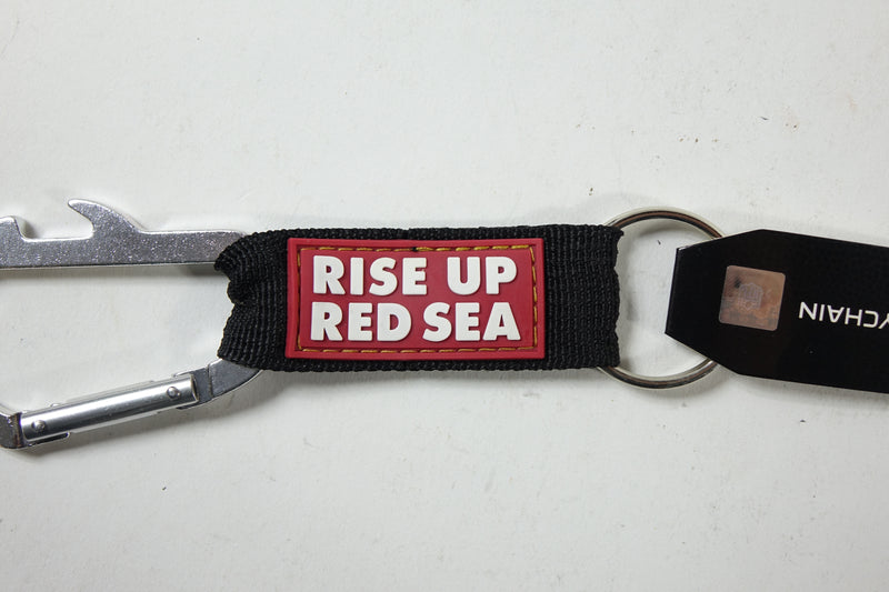 NFL Arizona Cardinals Rise Up Red Sea Carabiner Keychain w/ Bottle Open One Size