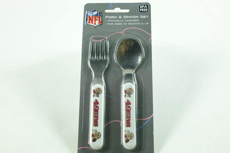 NFL San Francisco 49ers Fork & Spoon Set