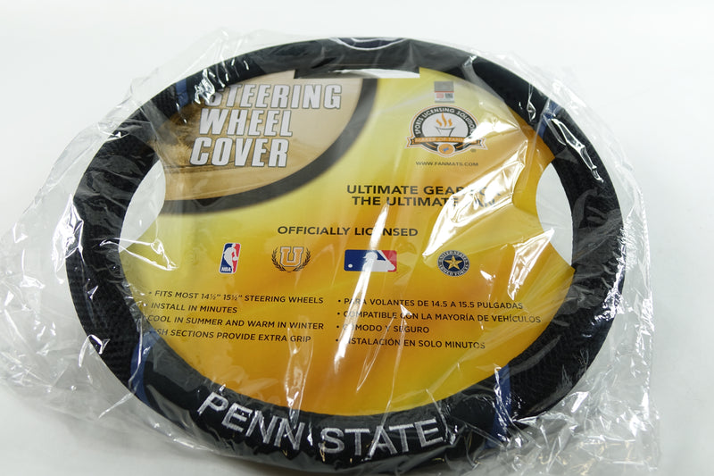 NCAA Penn State Nittany Lions Embroidered Steering Wheel Cover 15" x 15"