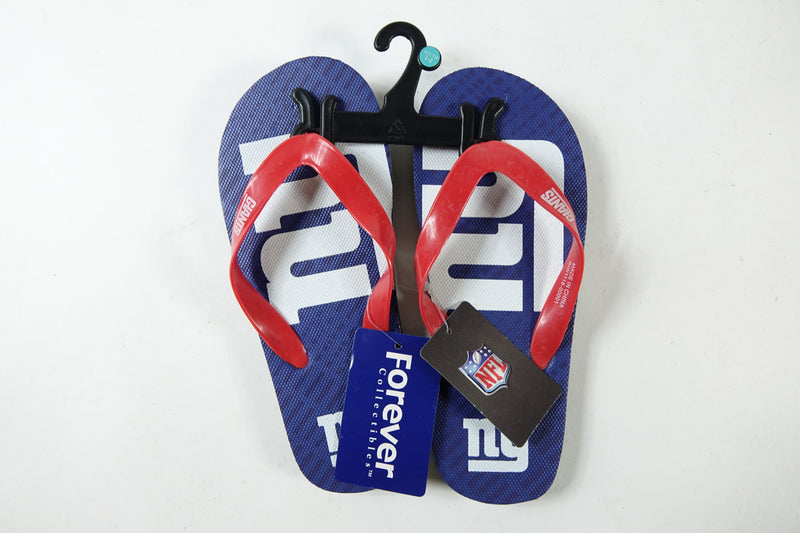 NFL New York Giants 1-2 Youth Big Logo Gradient Flip Flops