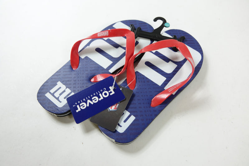 NFL New York Giants 5-6 Youth Big Logo Gradient Flip Flops