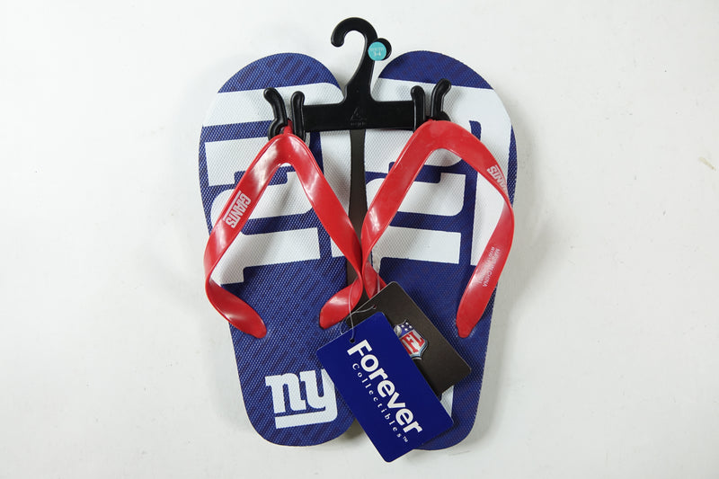 NFL New York Giants 3-4 Youth Big Logo Gradient Flip Flops