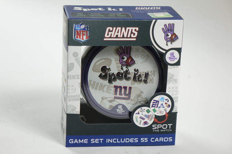 NFL Spot it Game NY Giants 6" X 2.875" X 5.125"