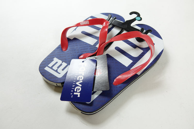 NFL New York Giants 3-4 Youth Big Logo Gradient Flip Flops