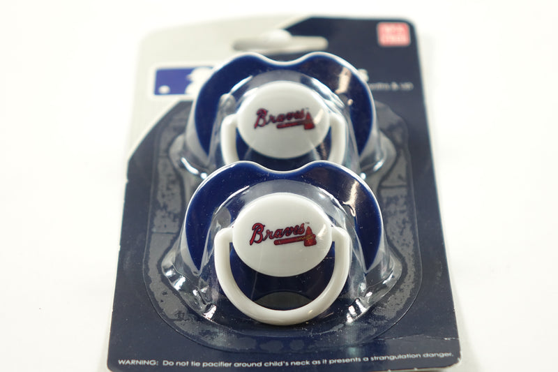 MLB Baby Pacifiers 2 PACK - Atlanta Braves