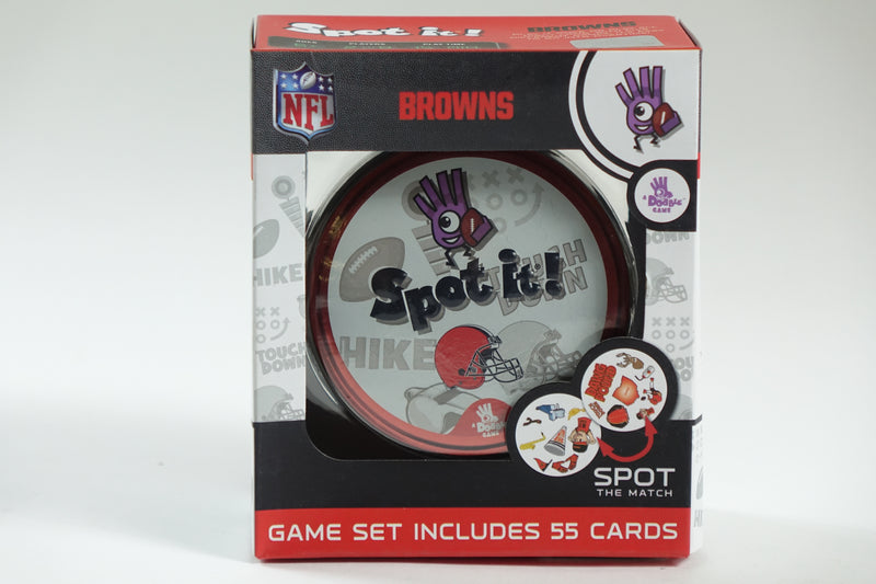 NFL Spot It! Card Game - Cleveland Browns Spot It! Game