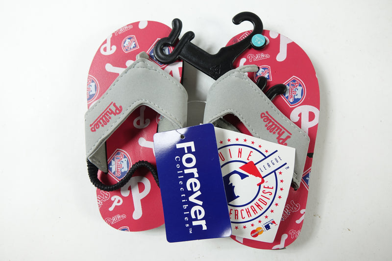 MLB Philadelphia Phillies 7-8 Youth Big Logo Gradient Flip Flops