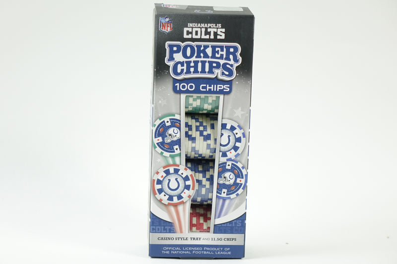 Indianapolis Colts NFL Poker Chips 100pc Set