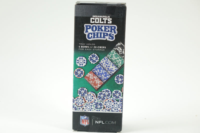 Indianapolis Colts NFL Poker Chips 100pc Set