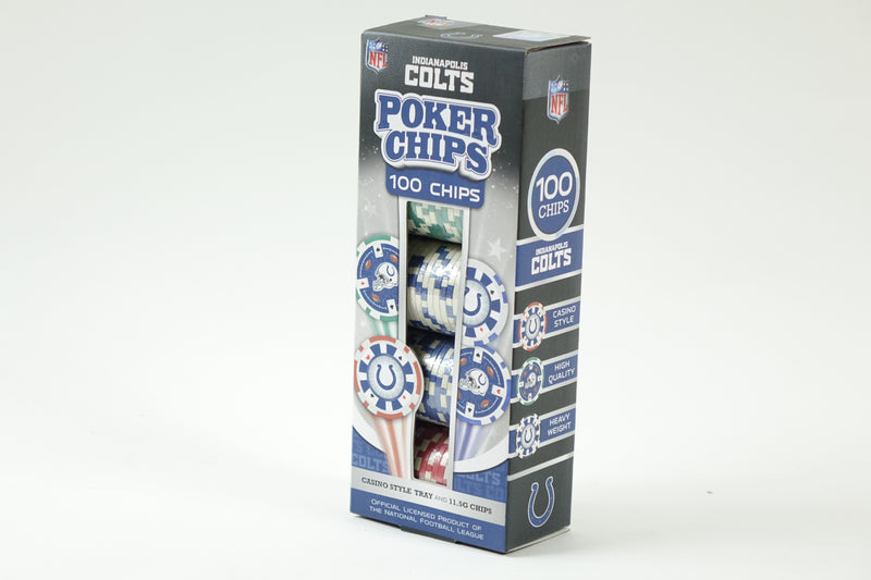 Indianapolis Colts NFL Poker Chips 100pc Set