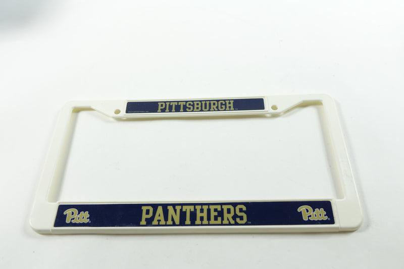 NCAA Pittsburgh Panthers Plastic License Plate Frame