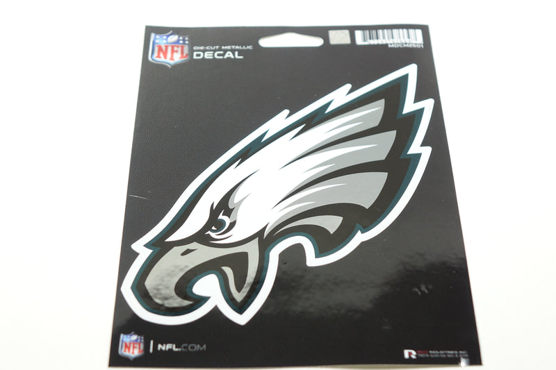 NFL Philadelphia Eagles Die Cut Metallic Sticker One Size