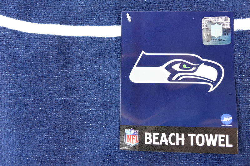 NFL Seattle Seahawks Beach Towel, 30" x 60", Stripes