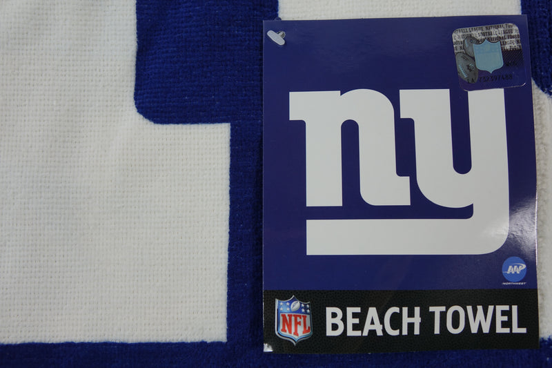 NFL New York Giants Beach Towel, 30" x 60", Stripes