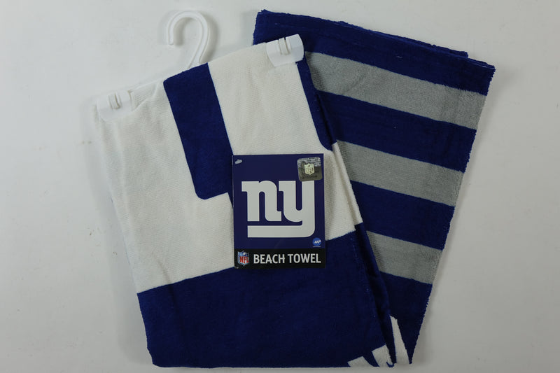 NFL New York Giants Beach Towel, 30" x 60", Stripes