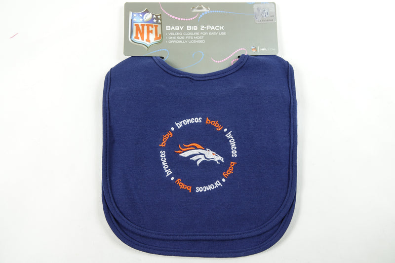 NFL Denver Broncos Bibs - 2 PACK