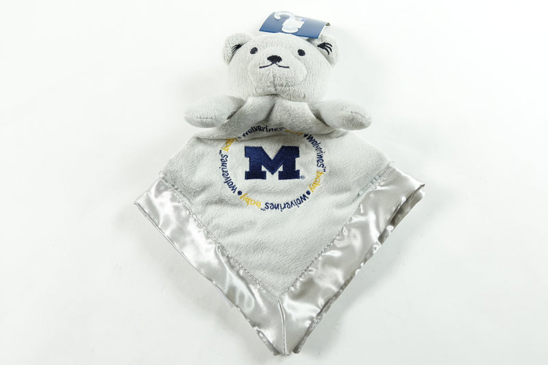 BabyFanatic Gray Security Bear - NCAA Michigan Wolverines - Snuggle Buddy