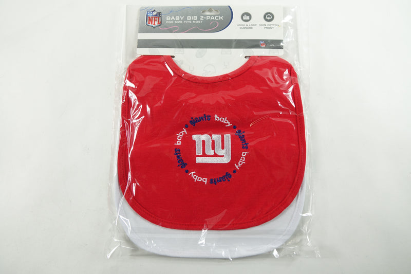 NFL New York Giants Baby Bib - 2 PACK