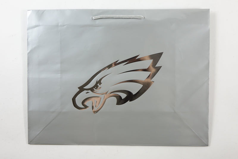 NFL Philadelphia Eagles Gift Bag Luxe Silver