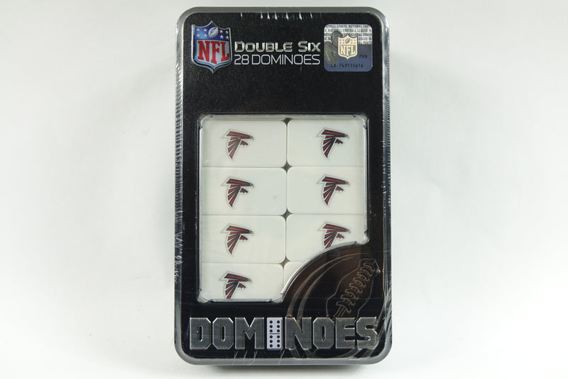 NFL Atlanta Falcons, Double Six Collector Edition Dominoes Game 7.5" X 2" X 4.5"