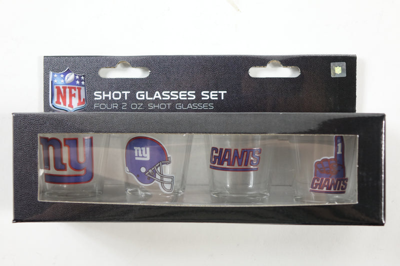 NFL Shot Glass Set NY Giants