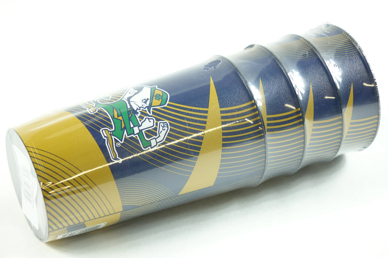 NCAA Notre Dame 22oz Slant Hardwall Cups (4 Pack)