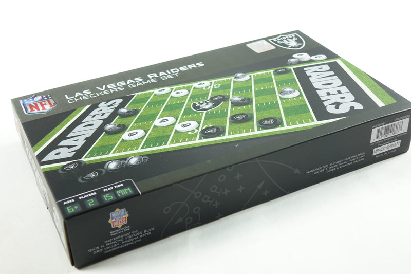 MasterPieces Family Game - NFL Las Vegas Raiders Checkers