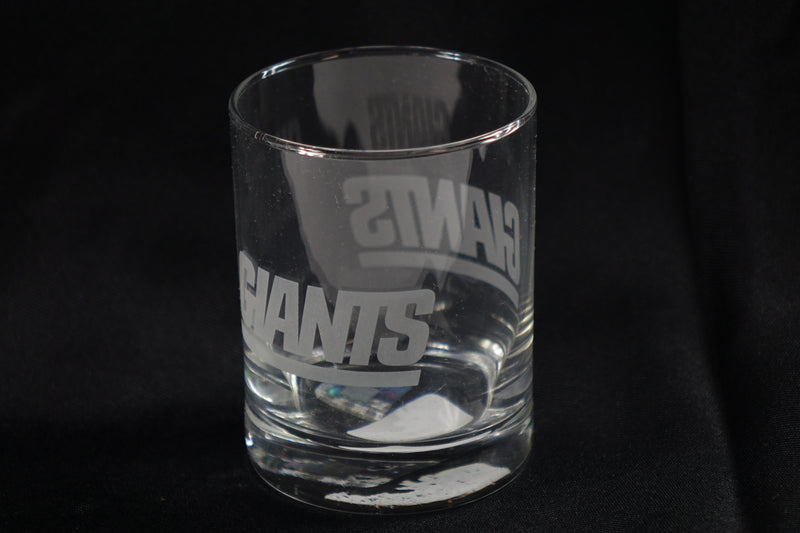 Logo Brands NFL New York Giants 14oz Frost Rocks Glass Glass