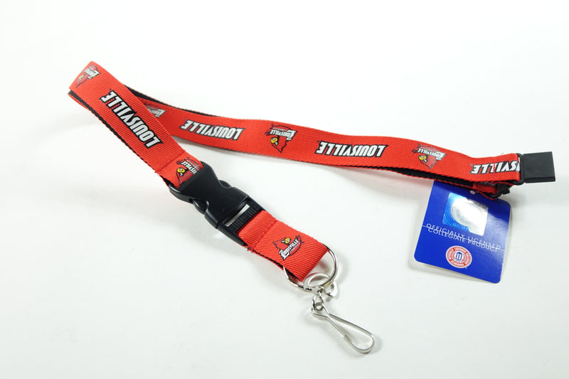 NCAA Louisville Cardinals T Wo-Tone Lanyard, Red, One Size