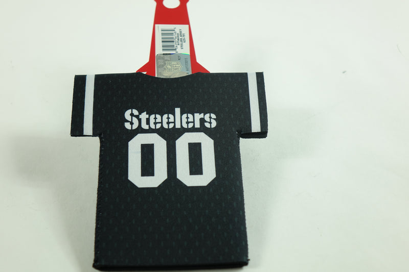 Logo Brands NFL Pittsburg Steelers Jersey Bottle Coozies One Size