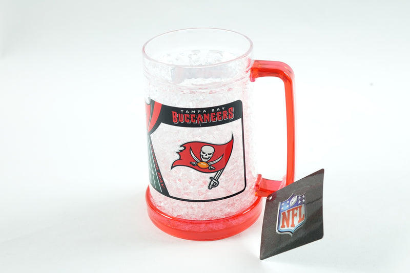 NFL Tampa Bay Buccaneers Plastic Crystal Freezer Mugs - Set of 4