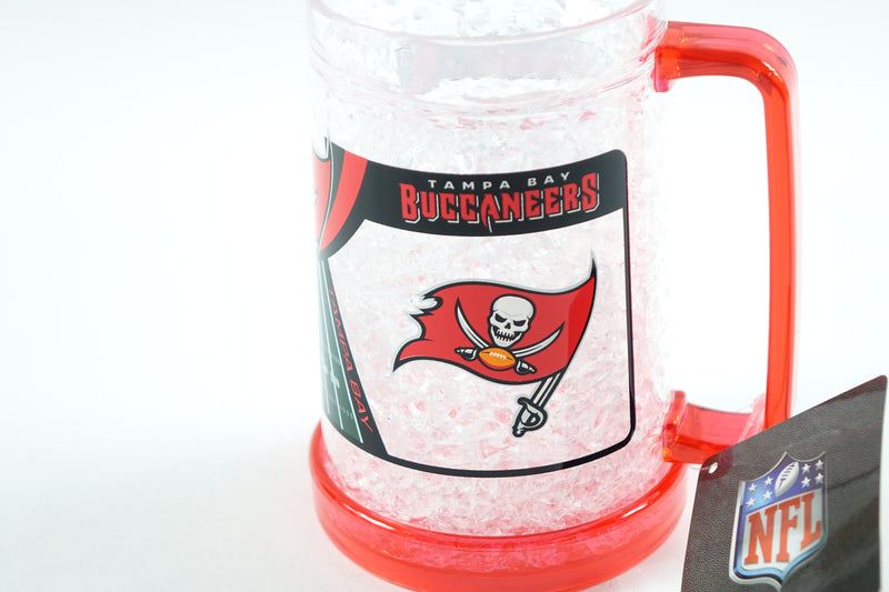 NFL Tampa Bay Buccaneers Plastic Crystal Freezer Mugs - Set of 4