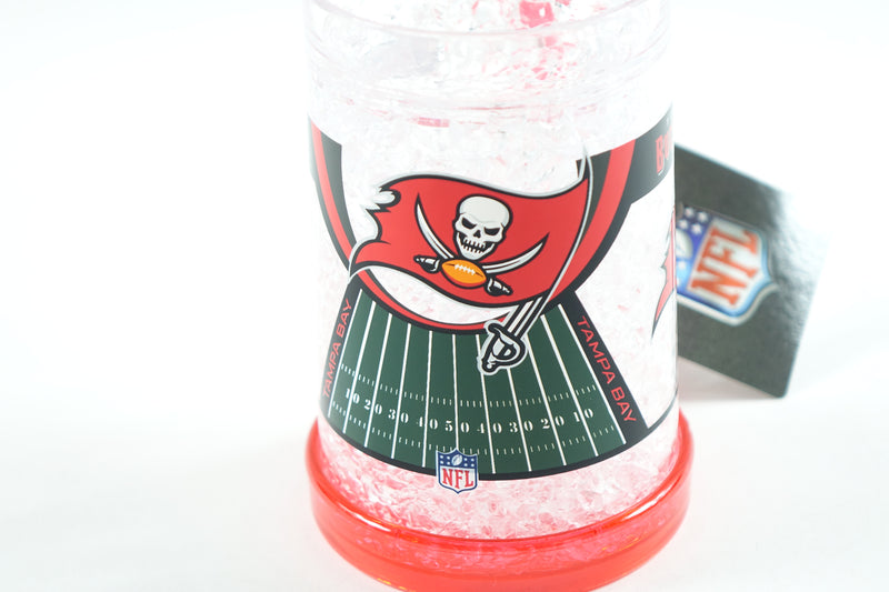 NFL Tampa Bay Buccaneers Plastic Crystal Freezer Mugs - Set of 4