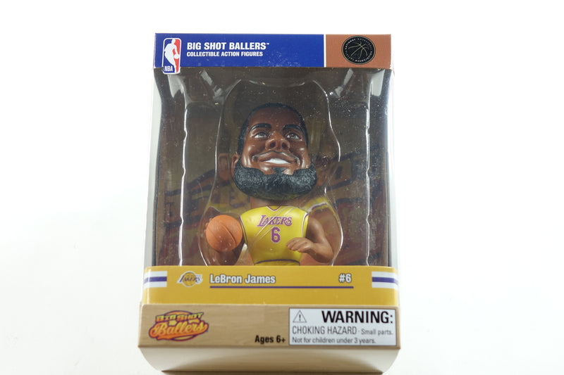 Big Shot Ballers NBA LeBron James Collectible Action Figure