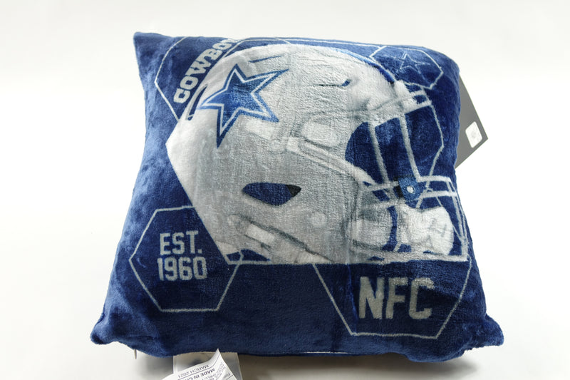 NFL Dallas Cowboys Unisex-Adult Velvet Pillow, 16" x 16", Connector