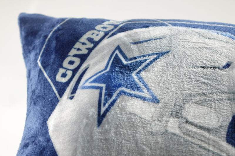 NFL Dallas Cowboys Unisex-Adult Velvet Pillow, 16" x 16", Connector