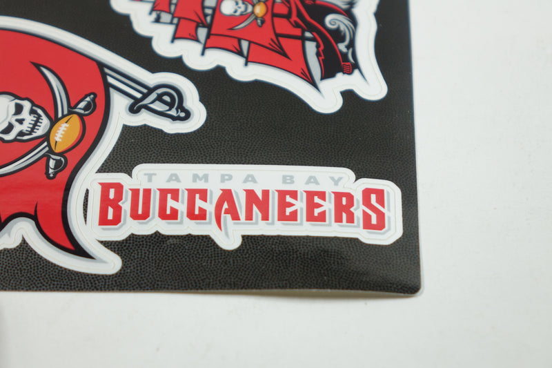 NFL Tampa Bay Buccaneers Vinyl Die-Cut Decal Stickers 3-Pack Made